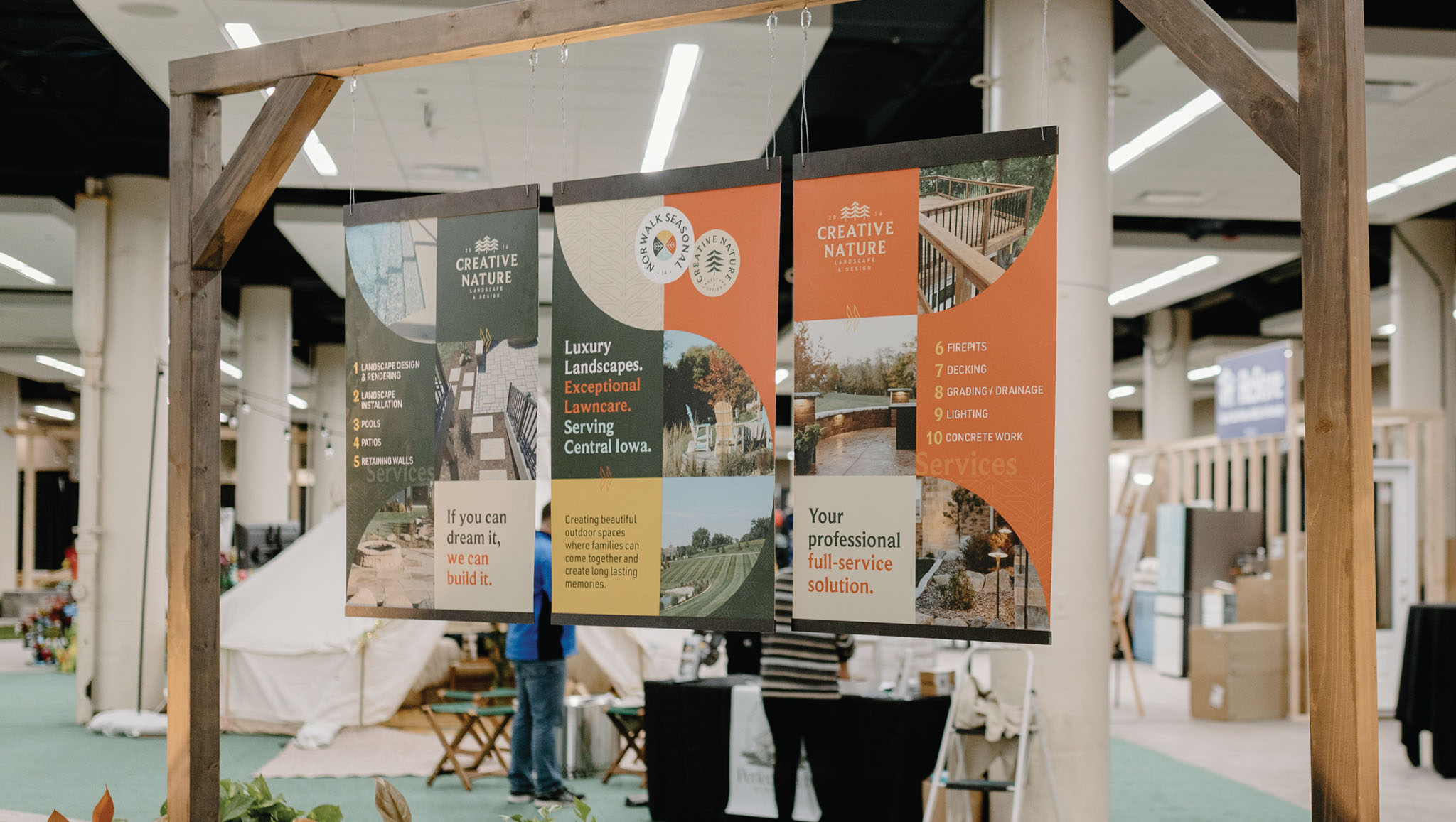 Norwalk Seasonal Services Tradeshow Graphics